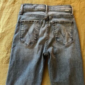 MOTHER The Mid Risr Dazzler Vamp Fray, color Oui Oui